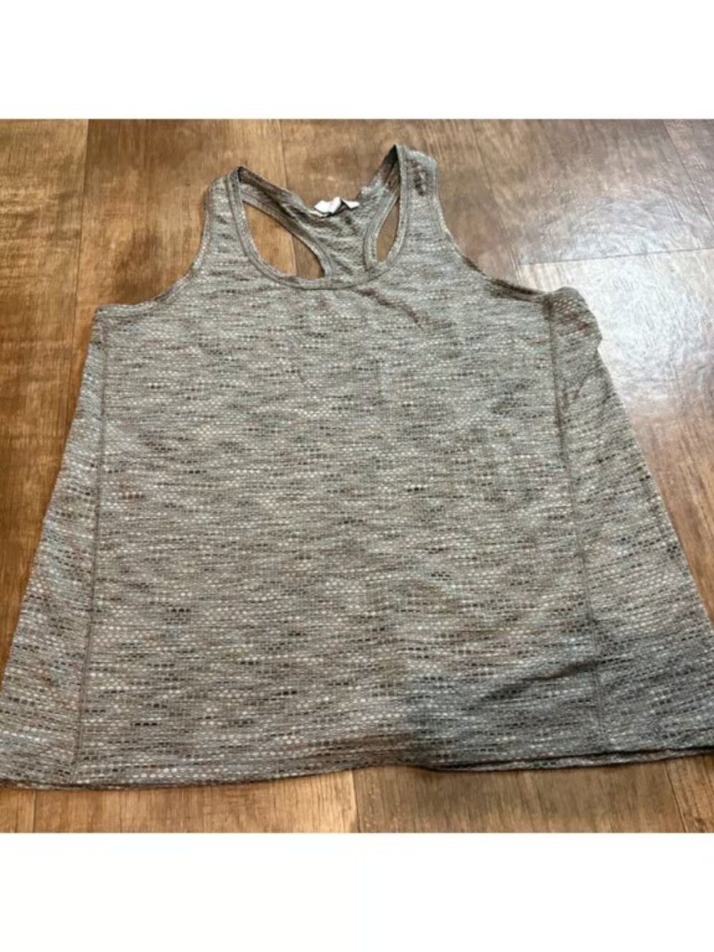 Athleta Tank Top Womens Large Gray Sleeveless Shirt